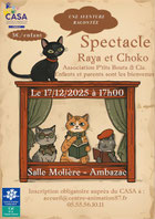 Spectacle Raya et Choko – Mercredi 17 décembre 2025