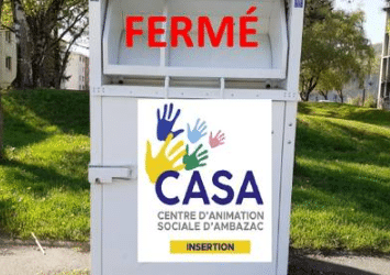 Informations dépôt de vêtements